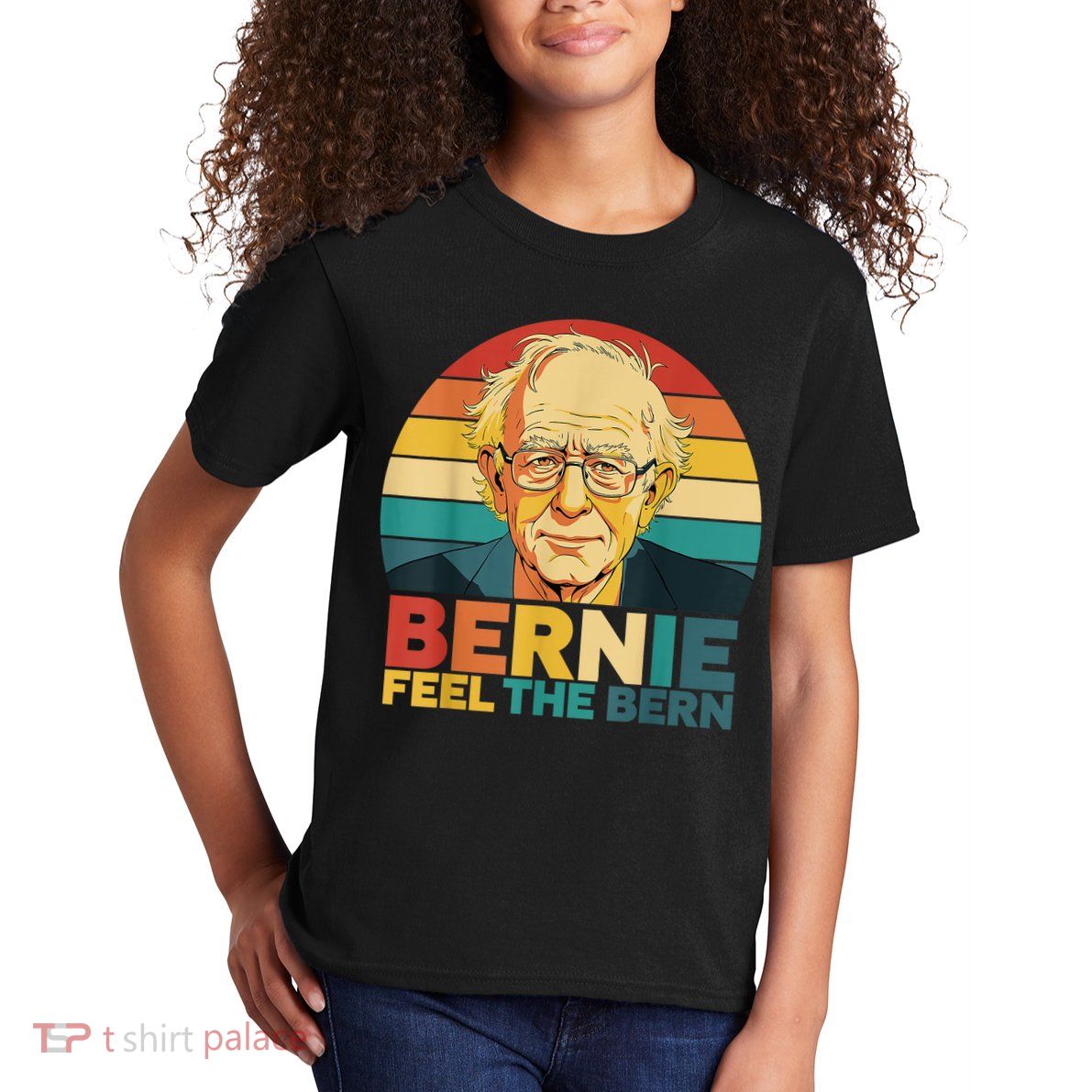 Bernie Sanders Feel The Bern Fight Oligarchy Protest Resist Kids T-Shirt