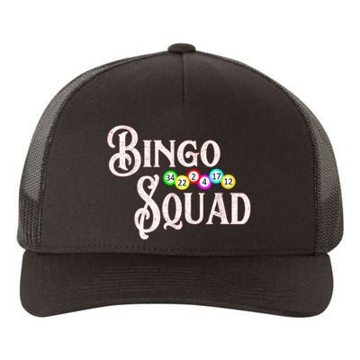 Bingo Squad Funny Bingo Lover Yupoong Adult 5-Panel Trucker Hat