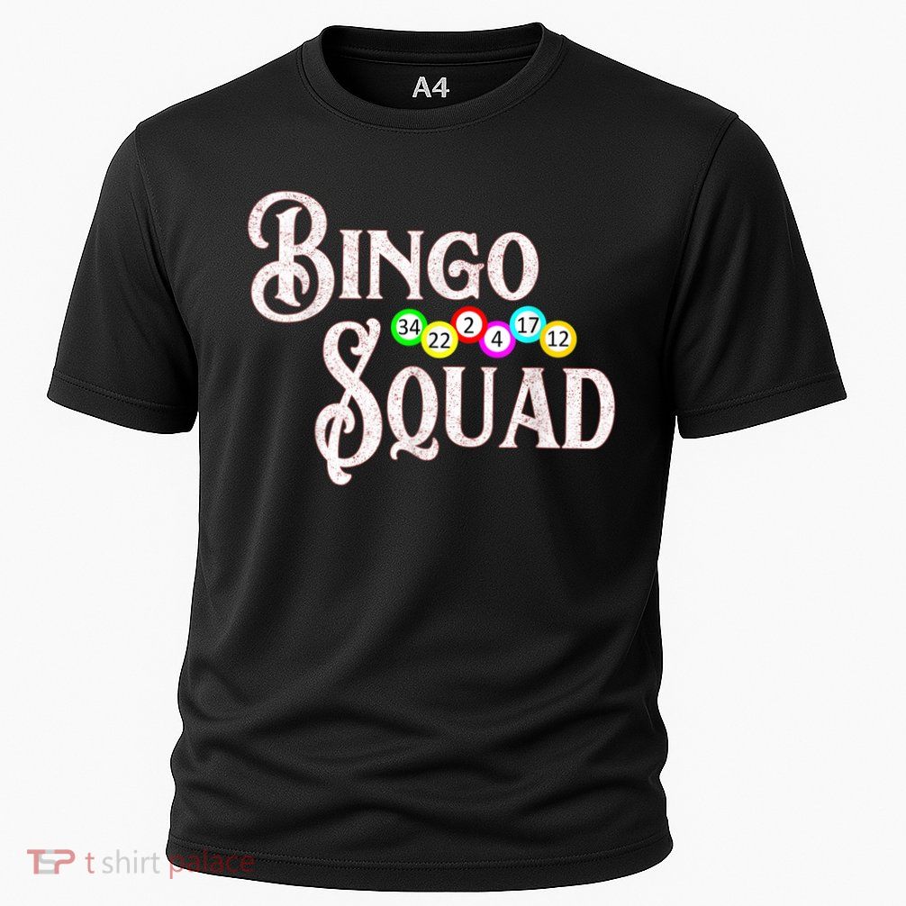 Bingo Squad Funny Bingo Lover Performance Shirt