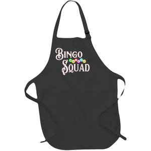 Bingo Squad Funny Bingo Lover Full-Length Apron With Pockets