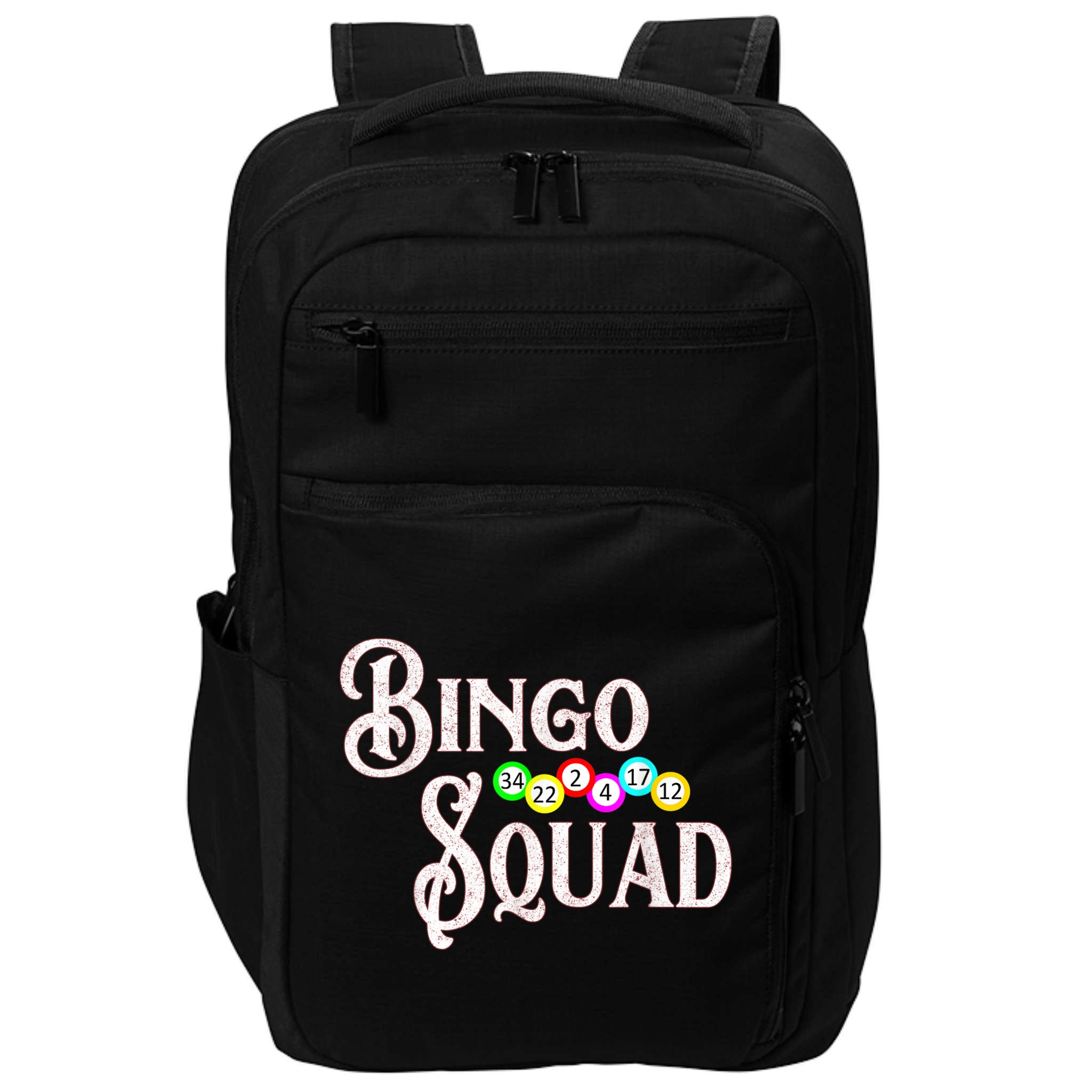 Bingo Squad Funny Bingo Lover Impact Tech Backpack