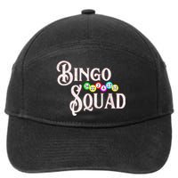 Bingo Squad Funny Bingo Lover 7-Panel Snapback Hat