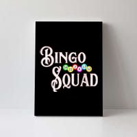 Bingo Squad Funny Bingo Lover Canvas