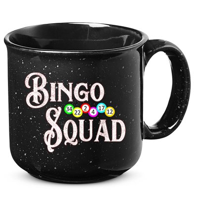 Bingo Squad Funny Bingo Lover 15oz Campfire Ceramic Mug