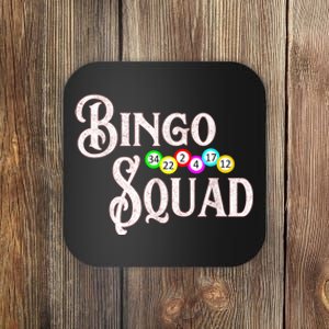 Bingo Squad Funny Bingo Lover Coaster