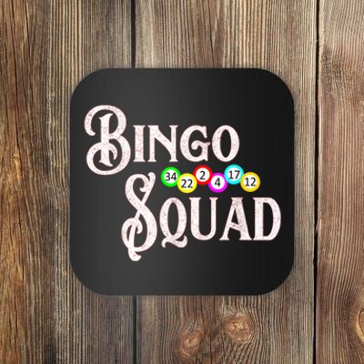 Bingo Squad Funny Bingo Lover Coaster