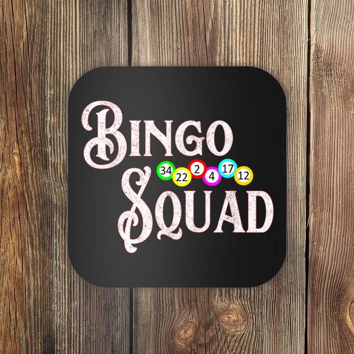 Bingo Squad Funny Bingo Lover Coaster