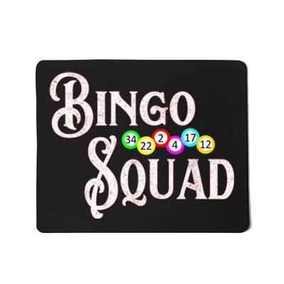 Bingo Squad Funny Bingo Lover Mousepad