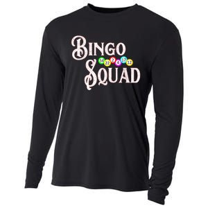 Bingo Squad Funny Bingo Lover Cooling Performance Long Sleeve Crew