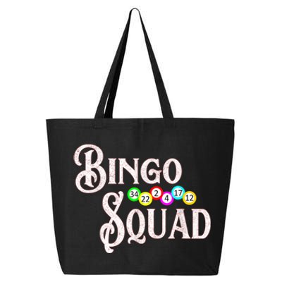 Bingo Squad Funny Bingo Lover 25L Jumbo Tote