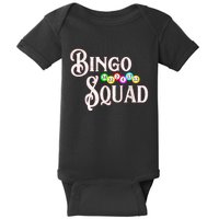 Bingo Squad Funny Bingo Lover Baby Bodysuit