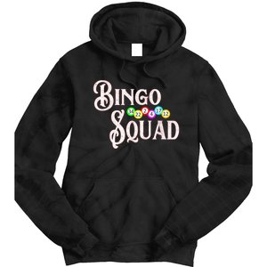 Bingo Squad Funny Bingo Lover Tie Dye Hoodie