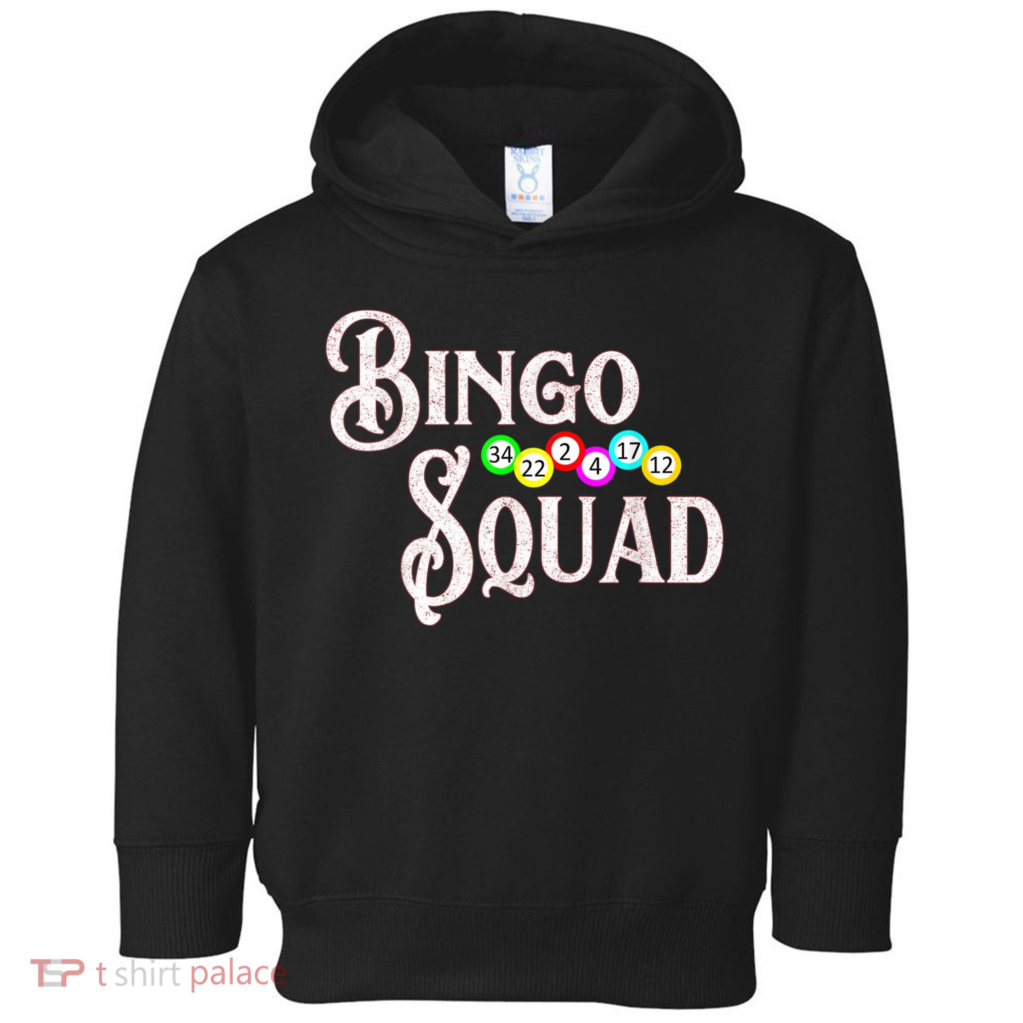 Bingo Squad Funny Bingo Lover Toddler Hoodie