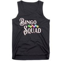 Bingo Squad Funny Bingo Lover Tank Top