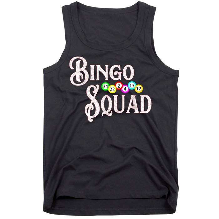 Bingo Squad Funny Bingo Lover Tank Top