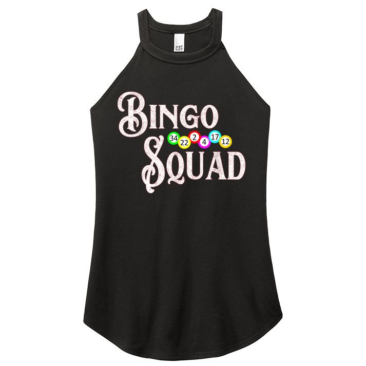 Bingo Squad Funny Bingo Lover Women's Perfect Tri Rocker Tank