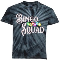 Bingo Squad Funny Bingo Lover Kids Tie-Dye T-Shirt