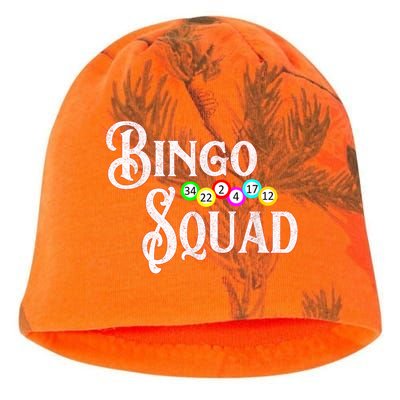 Bingo Squad Funny Bingo Lover Kati - Camo Knit Beanie