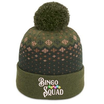 Bingo Squad Funny Bingo Lover The Baniff Cuffed Pom Beanie