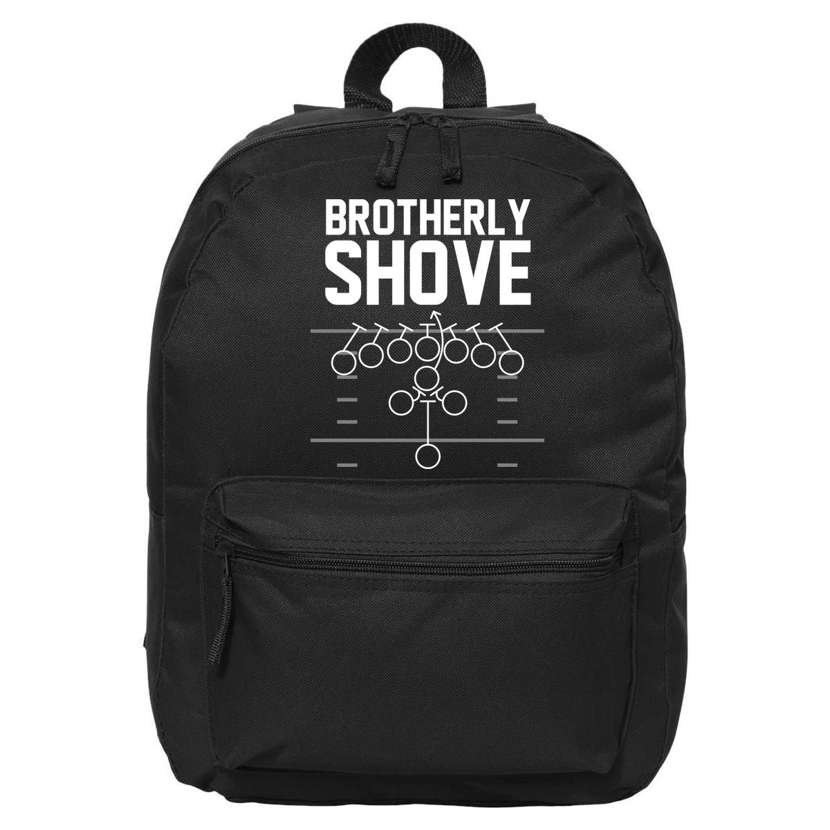 Brotherly Shove Football Fan 16 in Basic Backpack