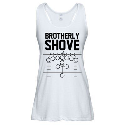 Brotherly Shove Football Fan Ladies Essential Flowy Tank