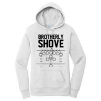 Brotherly Shove Football Fan Women's Pullover Hoodie