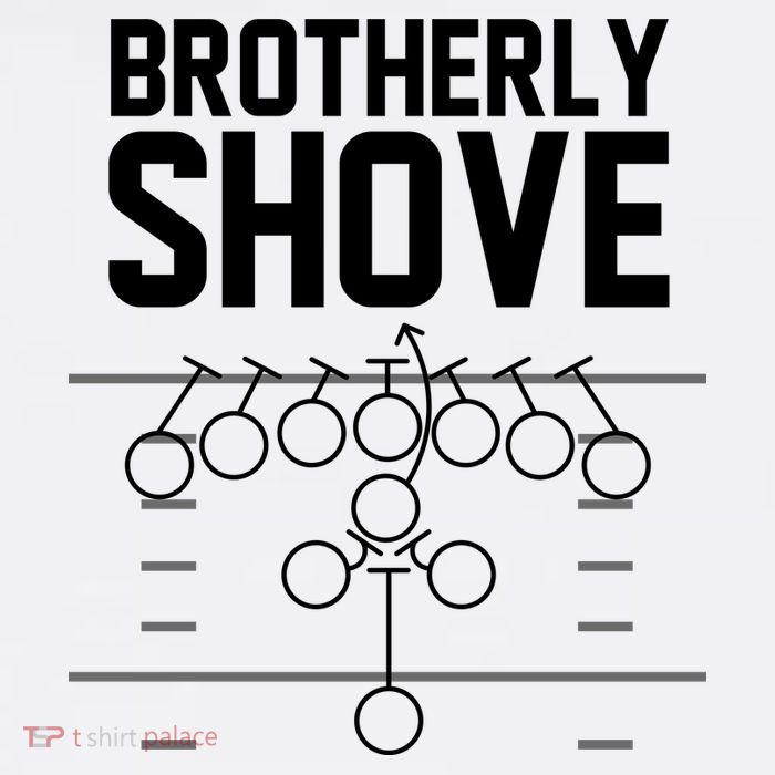 Brotherly Shove Football Fan Tank Top