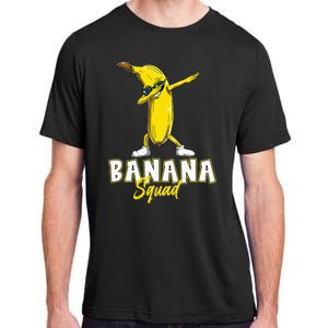 Banana Squad Funny Dabbing Banana Food & Dab Adult ChromaSoft Performance T-Shirt