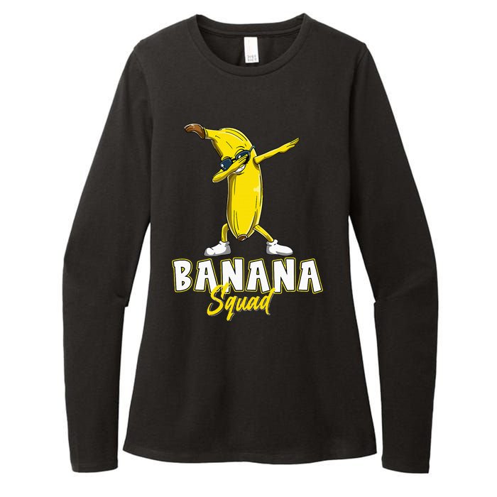 Banana Squad Funny Dabbing Banana Food & Dab Womens CVC Long Sleeve Shirt