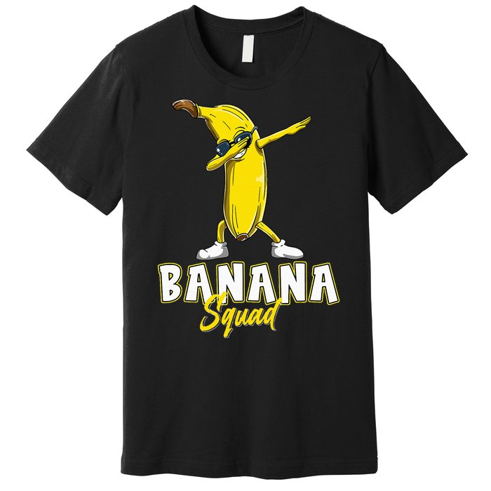 Banana Squad Funny Dabbing Banana Food & Dab Premium T-Shirt