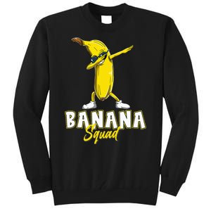 Banana Squad Funny Dabbing Banana Food & Dab Tall Sweatshirt