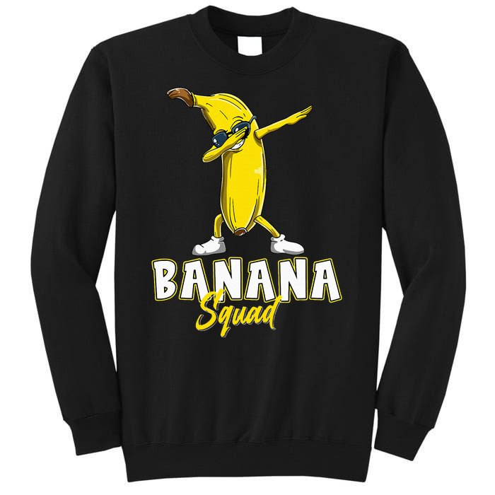 Banana Squad Funny Dabbing Banana Food & Dab Tall Sweatshirt