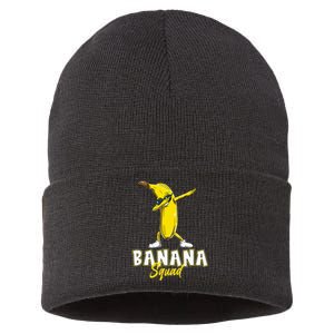 Banana Squad Funny Dabbing Banana Food & Dab Sustainable Knit Beanie