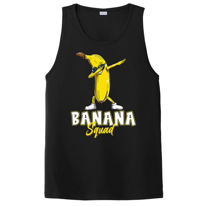 Banana Squad Funny Dabbing Banana Food & Dab PosiCharge Competitor Tank