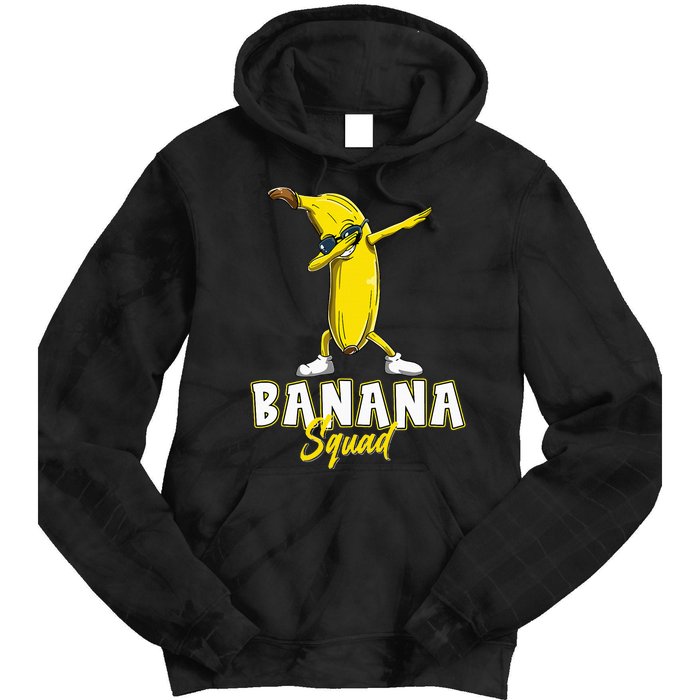 Banana Squad Funny Dabbing Banana Food & Dab Tie Dye Hoodie