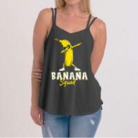 Banana Squad Funny Dabbing Banana Food & Dab Women's Strappy Tank