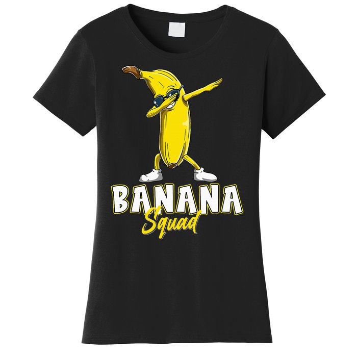 Banana Squad Funny Dabbing Banana Food & Dab Women's T-Shirt