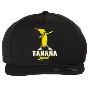 Banana Squad Funny Dabbing Banana Food & Dab Wool Snapback Cap