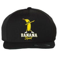 Banana Squad Funny Dabbing Banana Food & Dab Wool Snapback Cap