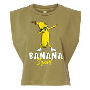 Banana Squad Funny Dabbing Banana Food & Dab Garment-Dyed Women's Muscle Tee