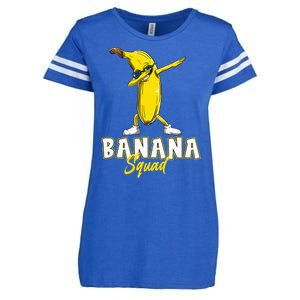 Banana Squad Funny Dabbing Banana Food & Dab Enza Ladies Jersey Football T-Shirt