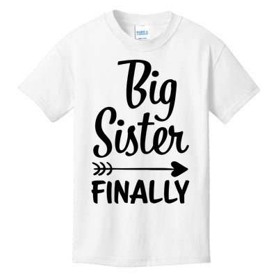 Big Sister Finally Kids Big Sister Kids T-Shirt