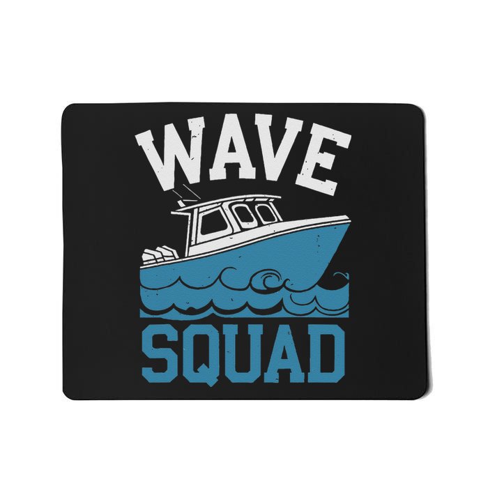 Boatman Squad Ferry Waterway Navigation Boatman Mousepad