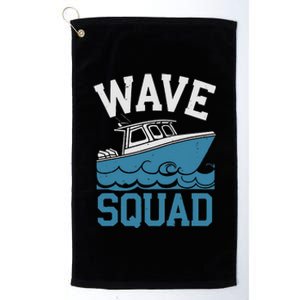 Boatman Squad Ferry Waterway Navigation Boatman Platinum Collection Golf Towel