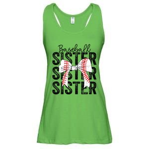 Baseball Sister Funny Baseball Life Softball Life Girl Women Ladies Essential Flowy Tank