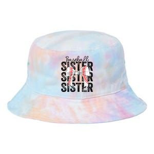 Baseball Sister Funny Baseball Life Softball Life Girl Women Tie Dye Newport Bucket Hat