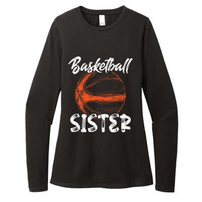 Basketball Sister  Family Matching Basketball Ballers Womens CVC Long Sleeve Shirt