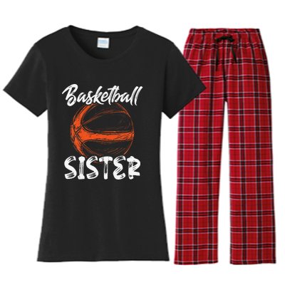 Basketball Sister  Family Matching Basketball Ballers Women's Flannel Pajama Set