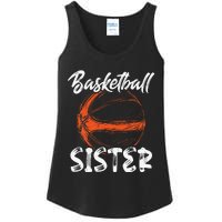 Basketball Sister  Family Matching Basketball Ballers Ladies Essential Tank