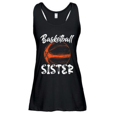 Basketball Sister  Family Matching Basketball Ballers Ladies Essential Flowy Tank